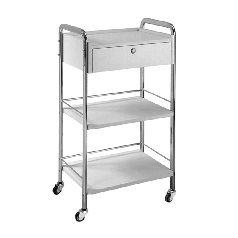 1 Drawer 2 Shelves Beauty Trolley