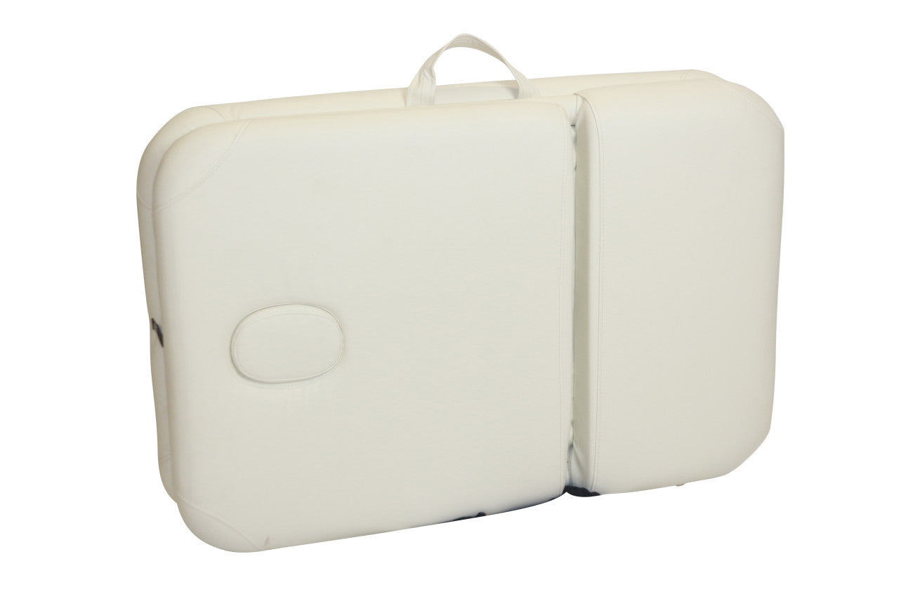 Lightweight Aluminium Portable Bed - White