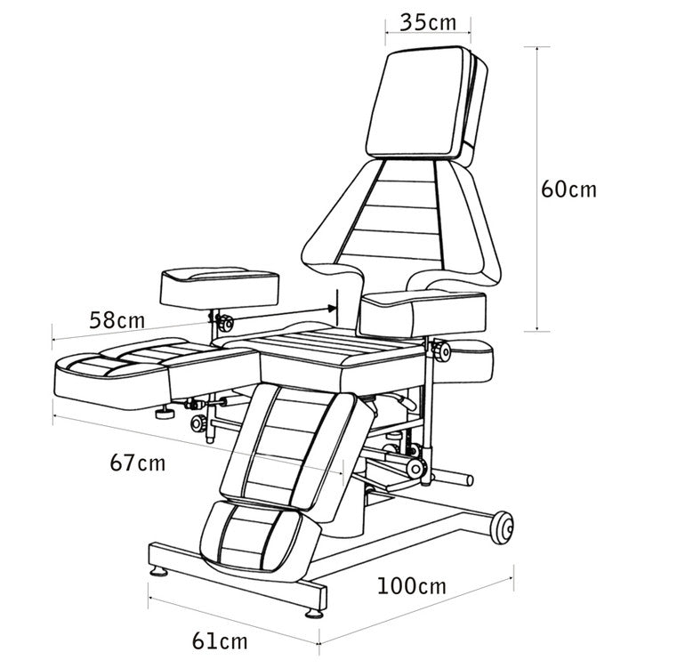Multi function Tattoo Bed
