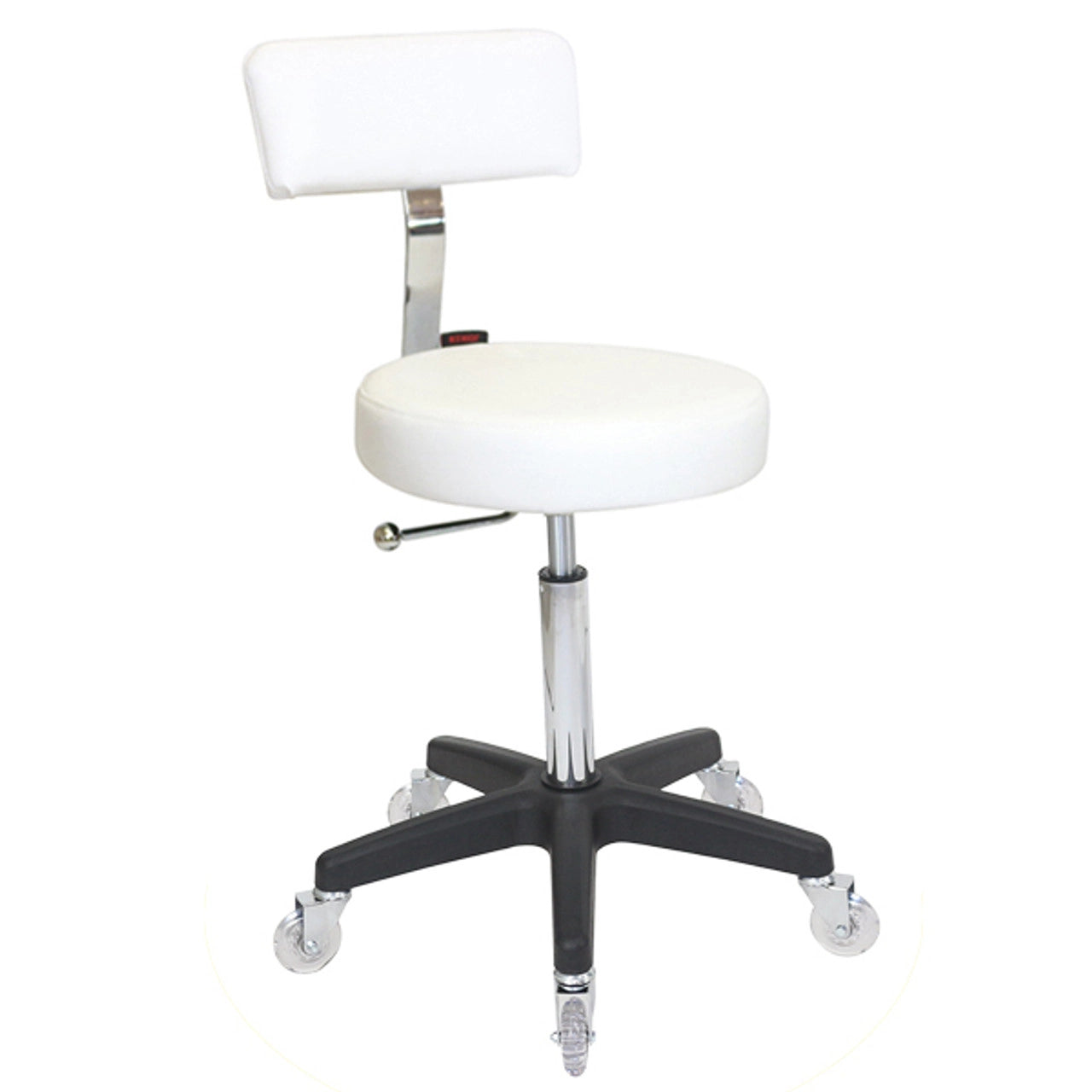 Sprint Stool White - Black Base