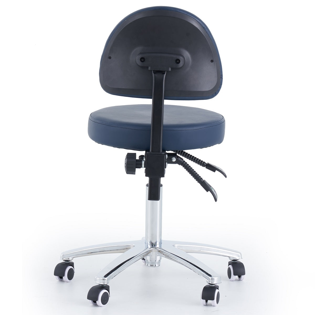Round Stool With Backrest