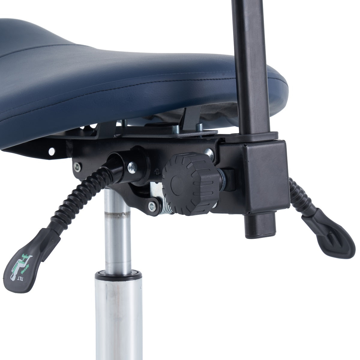 Saddle Stool With Backrest