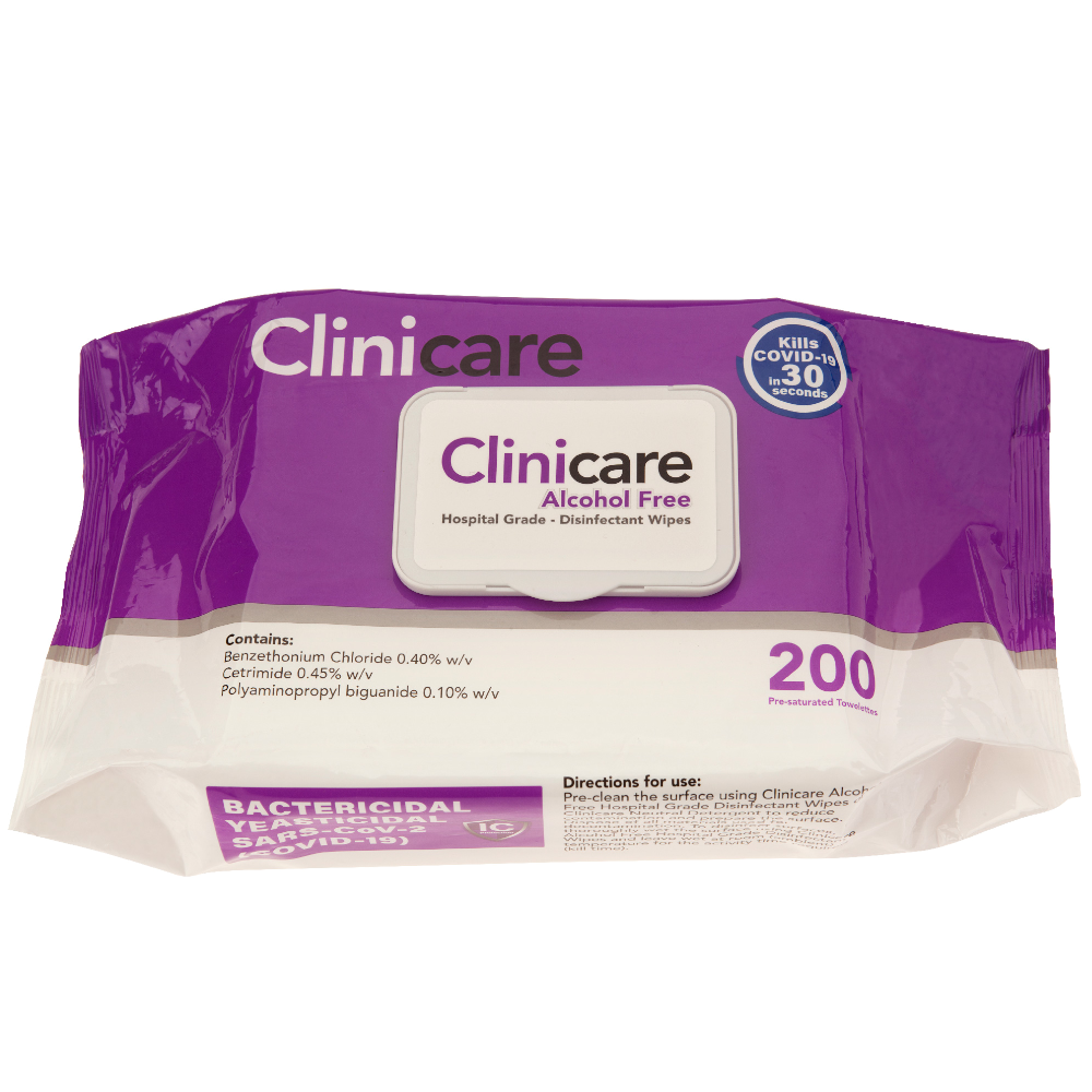 Clinicare Alcohol Free Wipes - LuxeMED