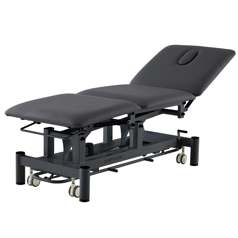 Medical Couch - 3 Section Electric - Stealth Black