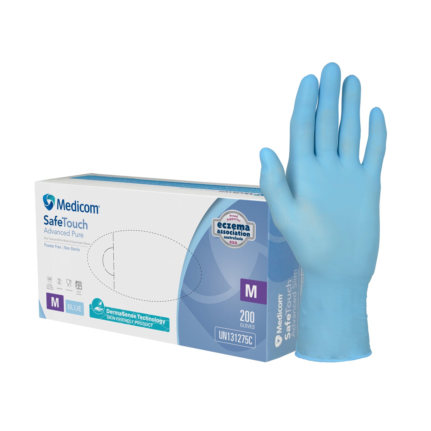 SafeTouch Advanced Pure - Accelerator Free Examination Gloves