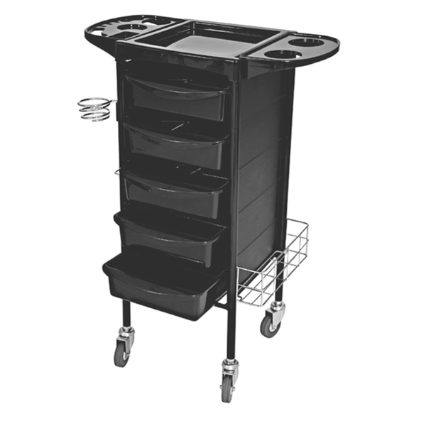 Breeze 5 Drawer Hairdressing Beauty Trolley Tommy Finch