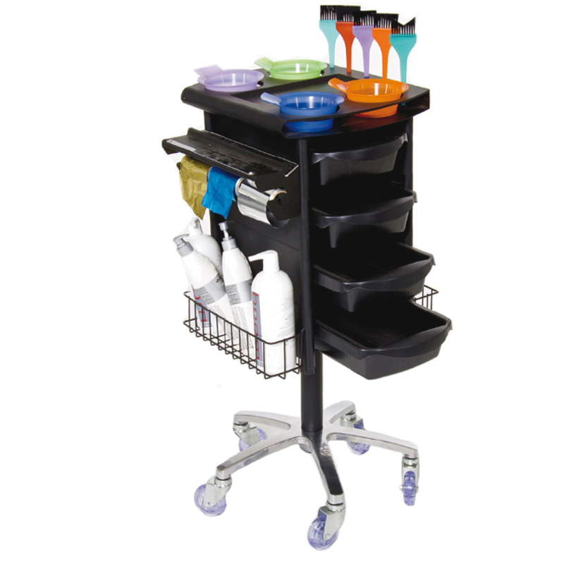 Colorist 4 Drawer Hairdressing Beauty Trolley
