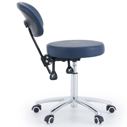 Round Stool With Backrest