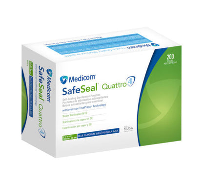 SafeSeal Quattro Sterilisation Pouches - LuxeMED