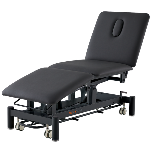 Medical Couch - 3 Section Electric - Stealth Black