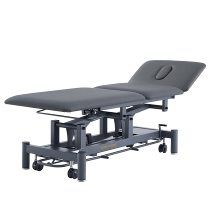 Medical Table - 3 Section Electric (Tall Back) - Stealth Black