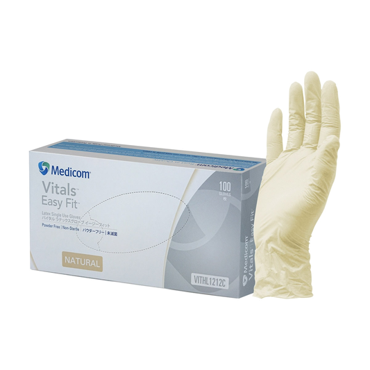 Vitals Simple Fit Latex Powder Free Gloves - LuxeMED