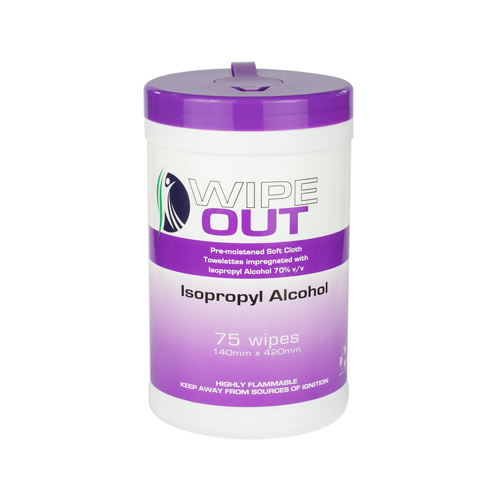 WipeOut Isopropyl Alcohol Wipes - LuxeMED